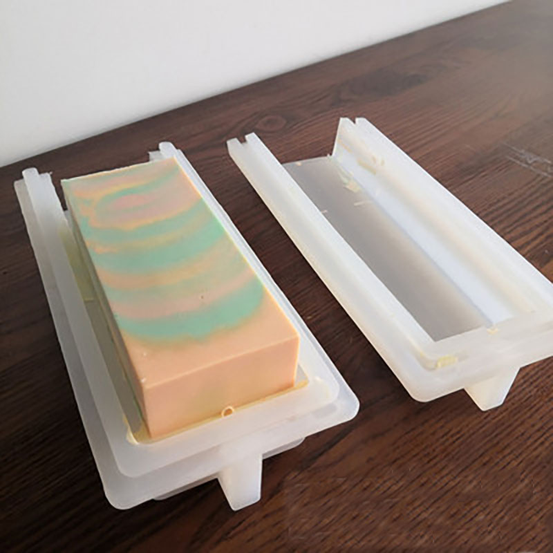 Soap Making Youtube - Quadratische Silikonform für die handgemachte Seifenherstellung,