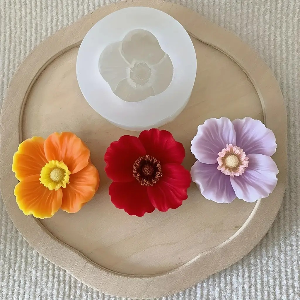 Soap Making Gifts - Blumen-Silikonform für Kerzen, kann zum Herstellen