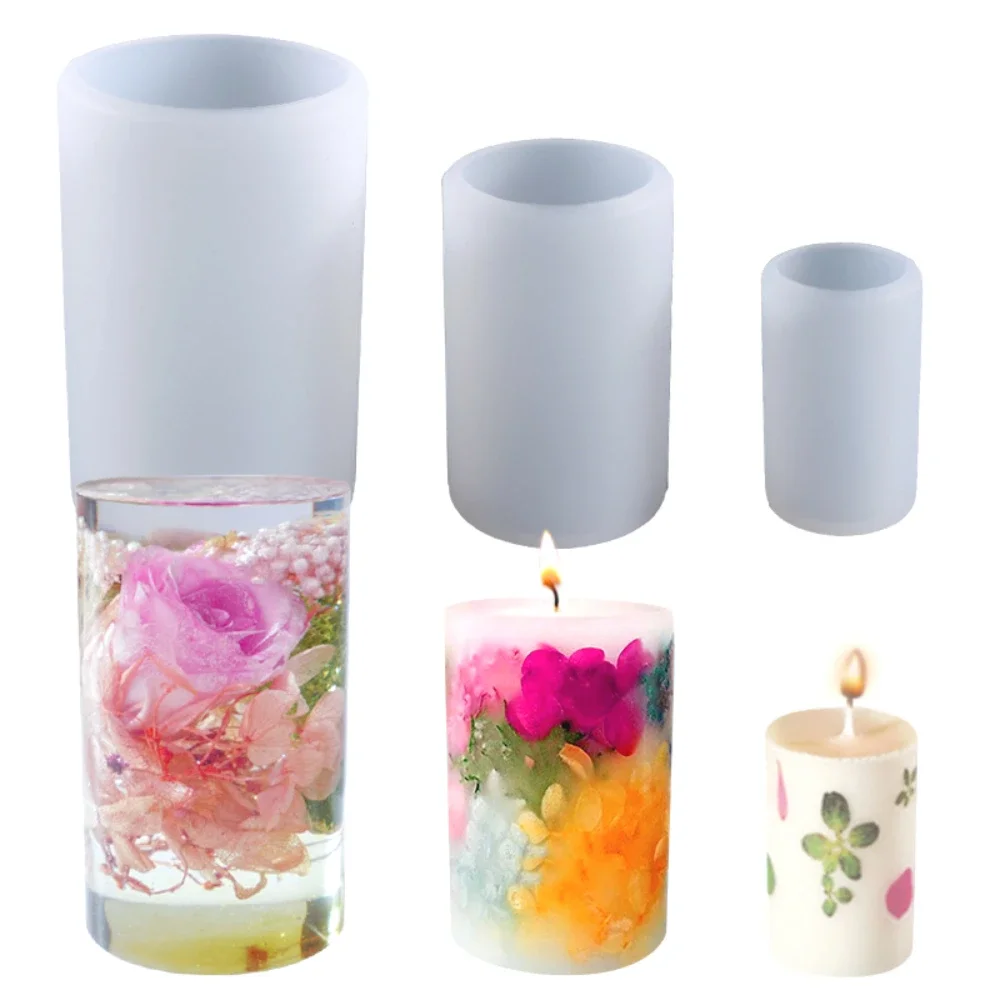 Soap Making Jug - Einfache entformte Zylinder-Silikon-Kerzenform, DIY-Harz-Tasse, Geschenke, Geometrie-Form
