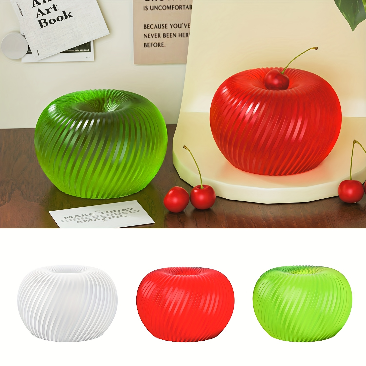 Soap Making Vendors - Eine trendige rote Apfel-Silikonform, geeignet für
