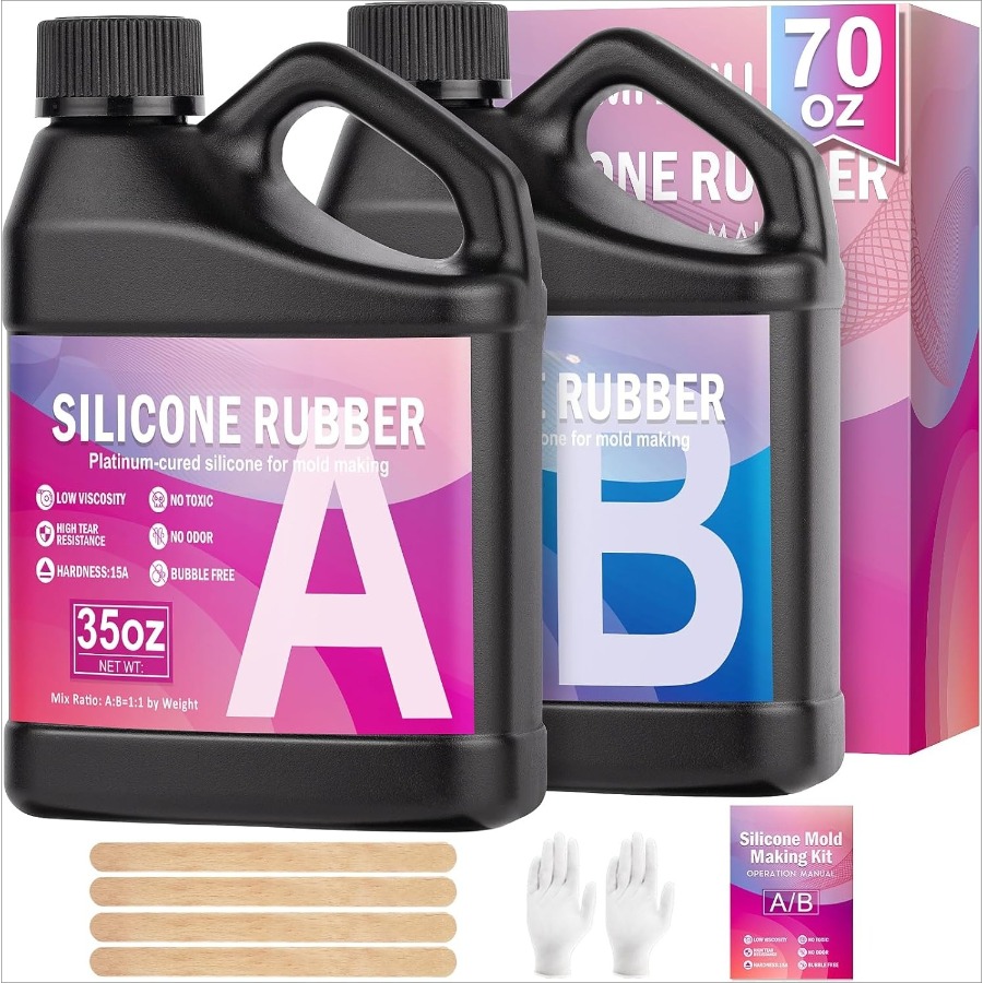 Soap Making Ideas - Silikonformen-Set, 38,8 oz 15A elastisches flüssiges
