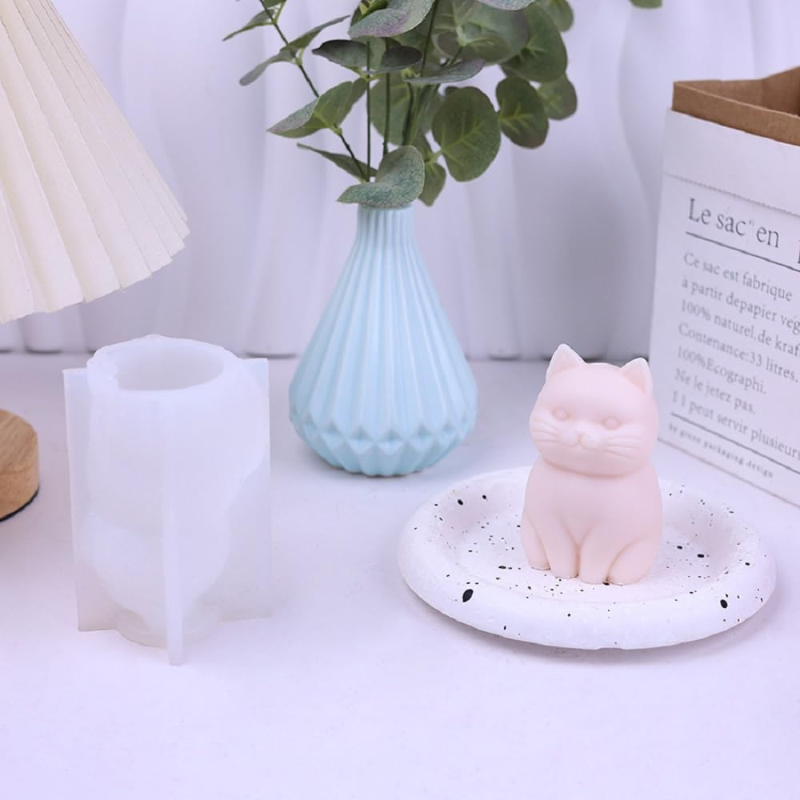 3D Fette Katze Tier-Silikonfor – Soap Making Animal Fat Bewertung und Preis