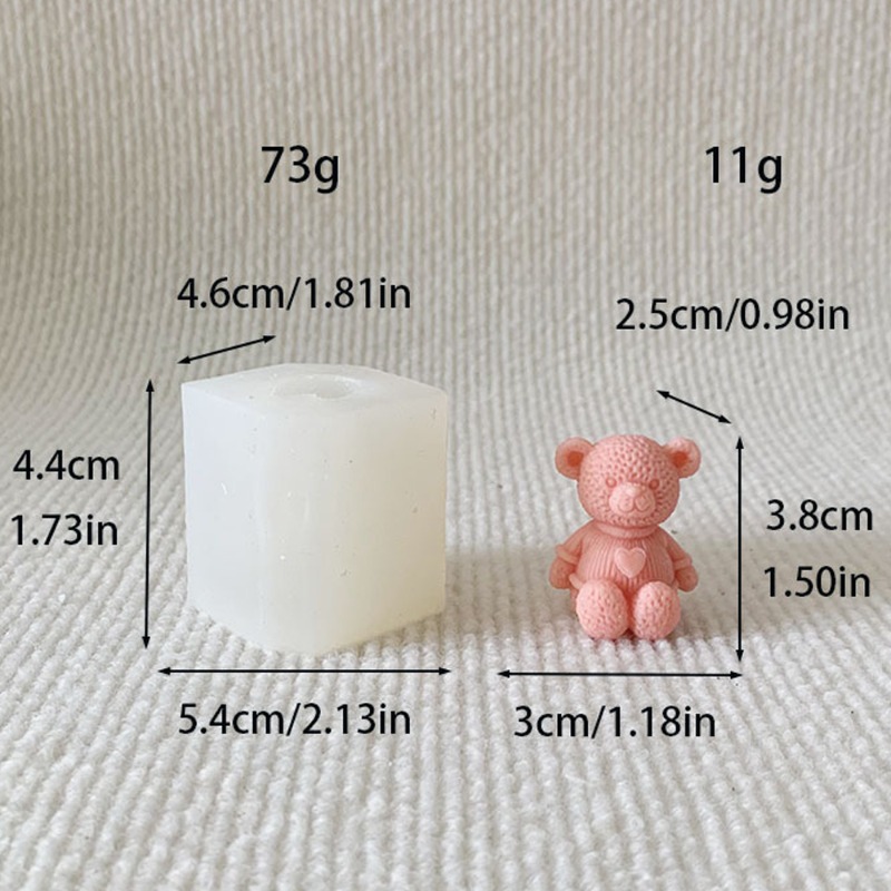 Mini Liebe Bär Kerze Silikon F – Soap Making Business Bewertung und Preis