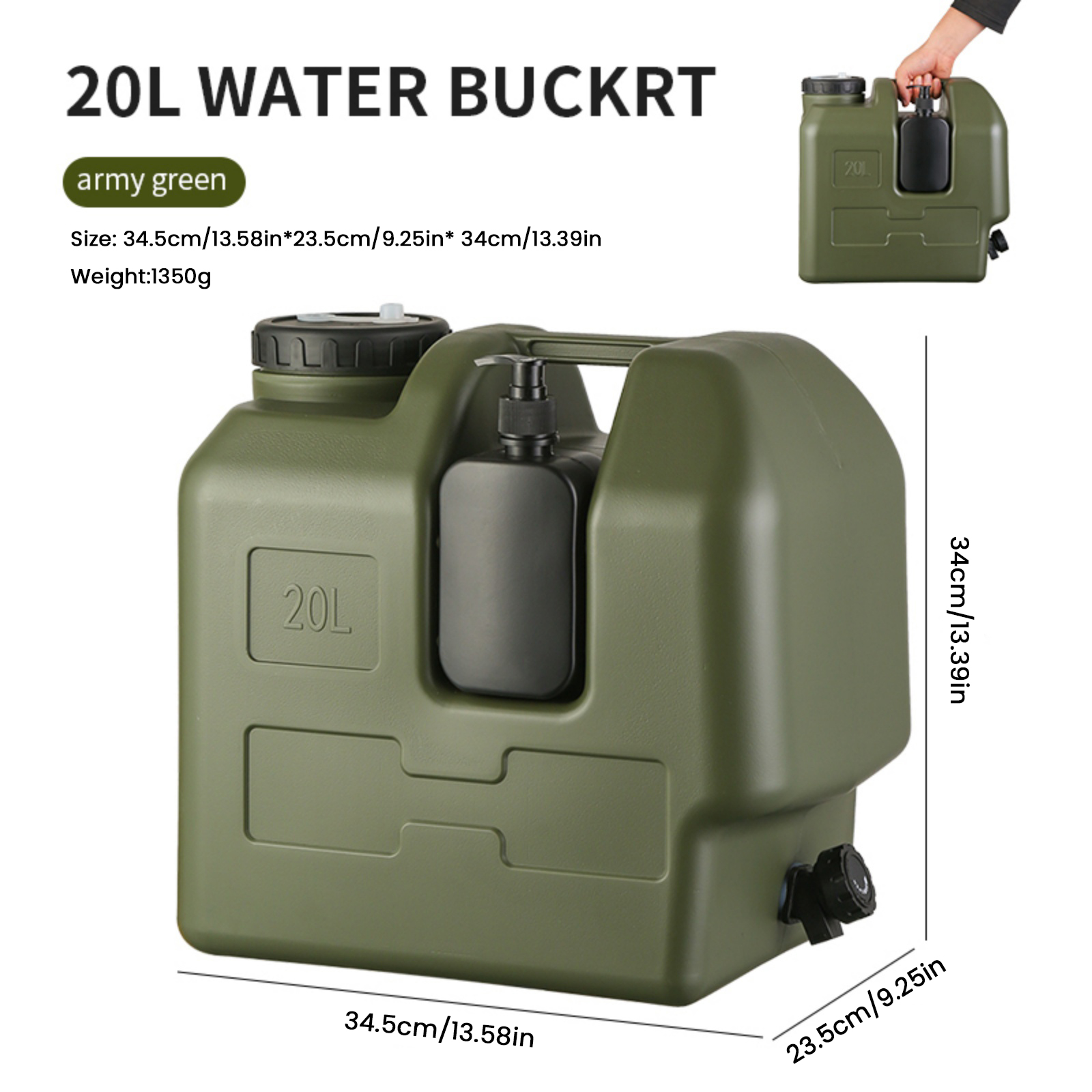 15/20L Tragbarer Camping-Wasse – Soap Making Jug Bewertung und Preis