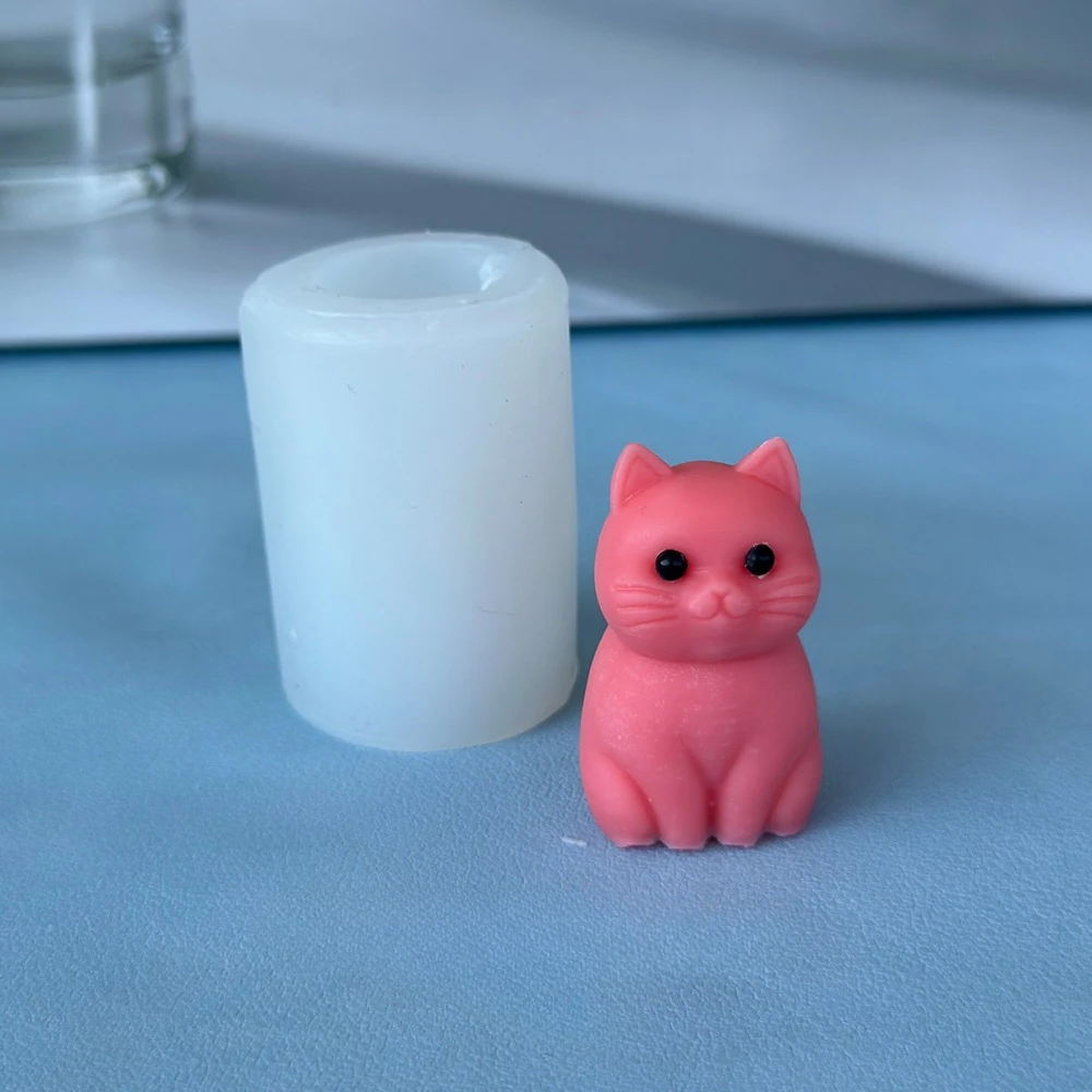 3D fette katze Tier Silikon Ke – Soap Making Animal Fat Bewertung und Preis