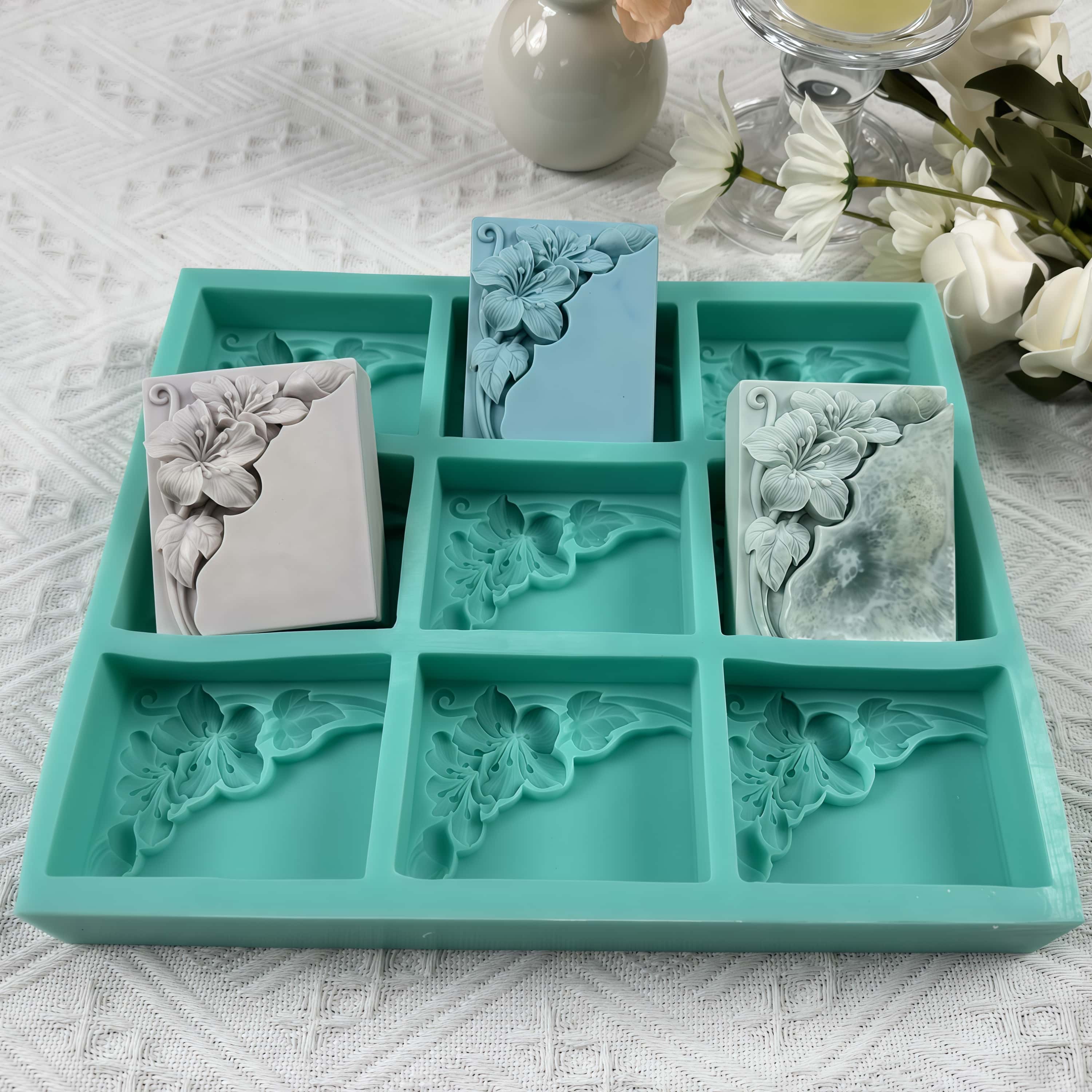 9-Hohlräume Tung Flower Soap M – Soap Making Books Bewertung und Preis