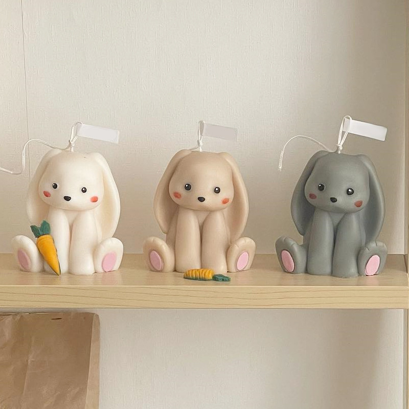 Sitzende Kaninchen-Silikon-Ker – Soap Making Gifts Bewertung und Preis