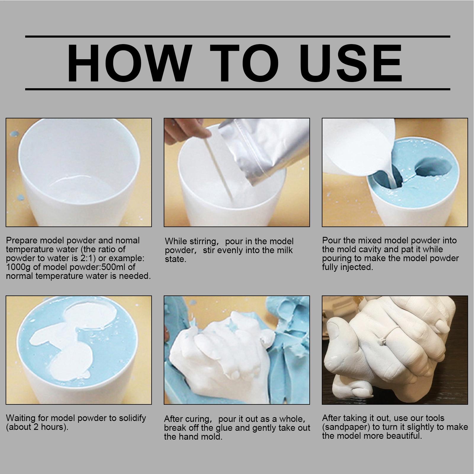 Baby-Hand- und Fußabdruck-Set, – Soap Making Ideas Bewertung und Preis