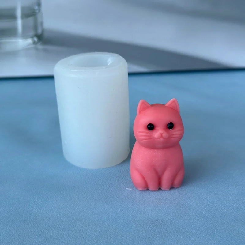 3D Fette Katze Tier Silikon Ke – Soap Making Animal Fat Bewertung und Preis