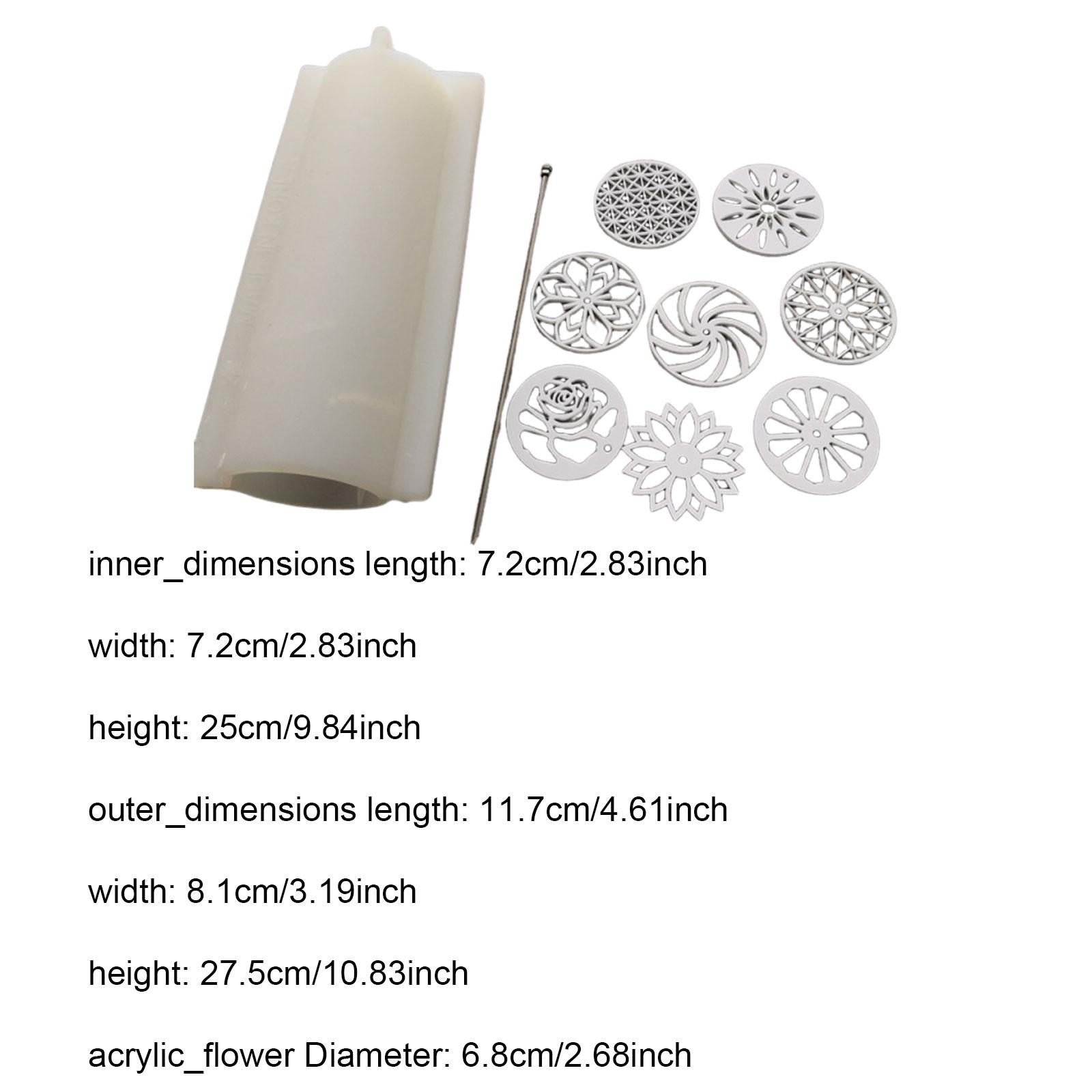 Silikon-Säulenform-Set mit Acr – Soap Making Youtube Bewertung und Preis