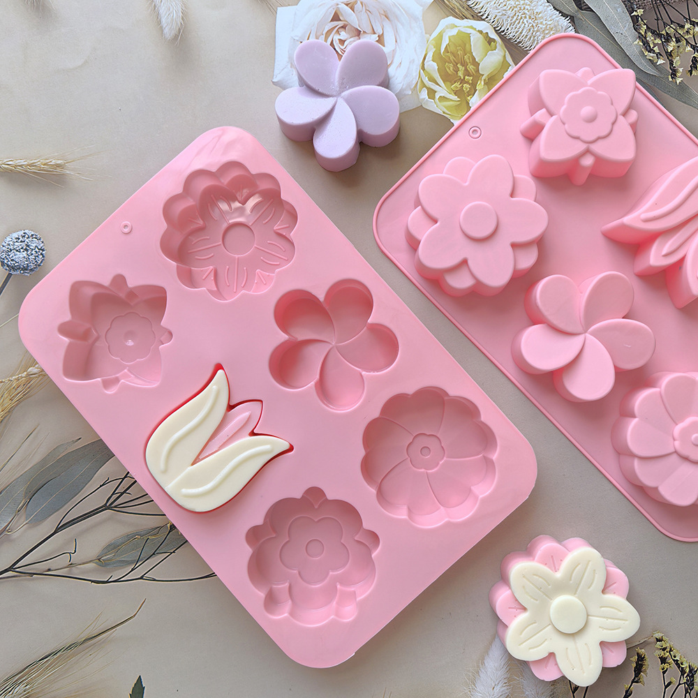 Verschiedene Blumen-Silikonfor – Soap Making Vendors Bewertung und Preis