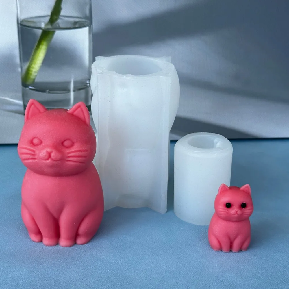 3D Fette Katze Tier-Silikonfor – Soap Making Animal Fat Bewertung und Preis