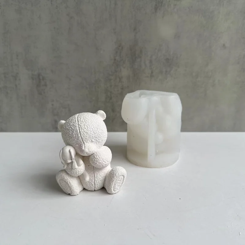 Gewebte Bär Kerze Silikonform  – Soap Making Business Bewertung und Preis