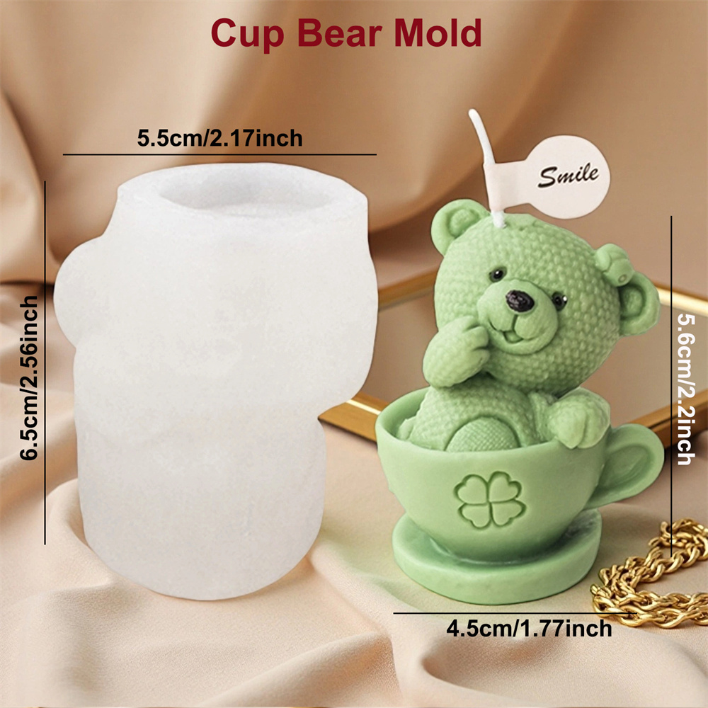 Teddybär in Tasse Silikonform  – Soap Making Jug Bewertung und Preis
